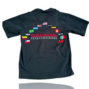 Cinemark Theaters Worldwide “Vintage” Executive Embroidered Shirt: Small